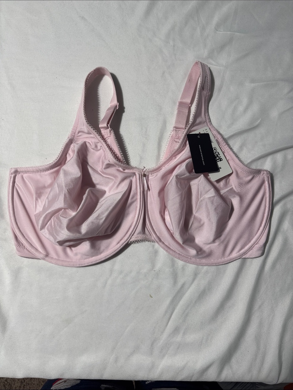 Wacoal Basic Beauty Bra 855192 Full Figure Seamless Underwire 42G Soft Pink